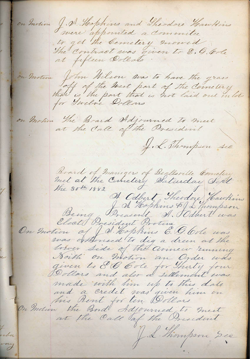 minute book
